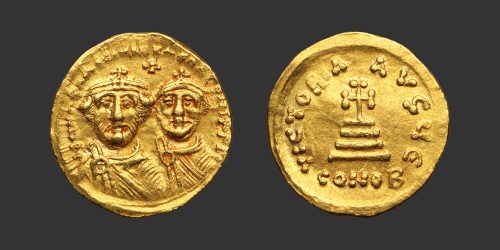 Odysseus Numismatique Monnaies Byzantines HÉRACLIUS & HÉRACLIUS CONSTANTIN • Solidus