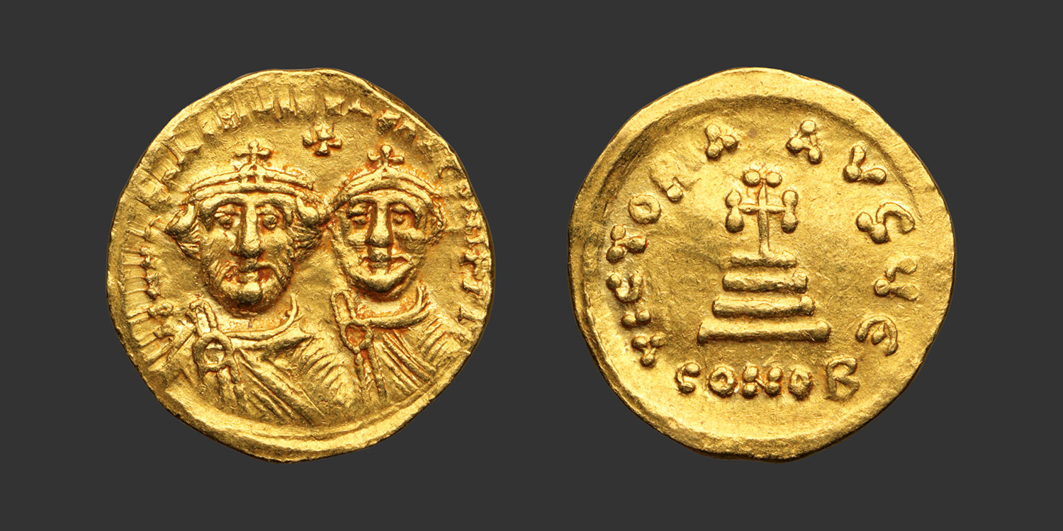 Odysseus Numismatique Monnaies Byzantines HÉRACLIUS & HÉRACLIUS CONSTANTIN • Solidus