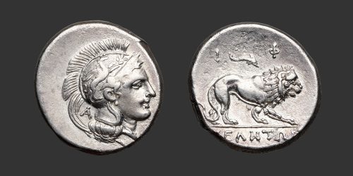 Odysseus Numismatique Monnaies Grecques LUCANIE - VÉLIA • Nomos