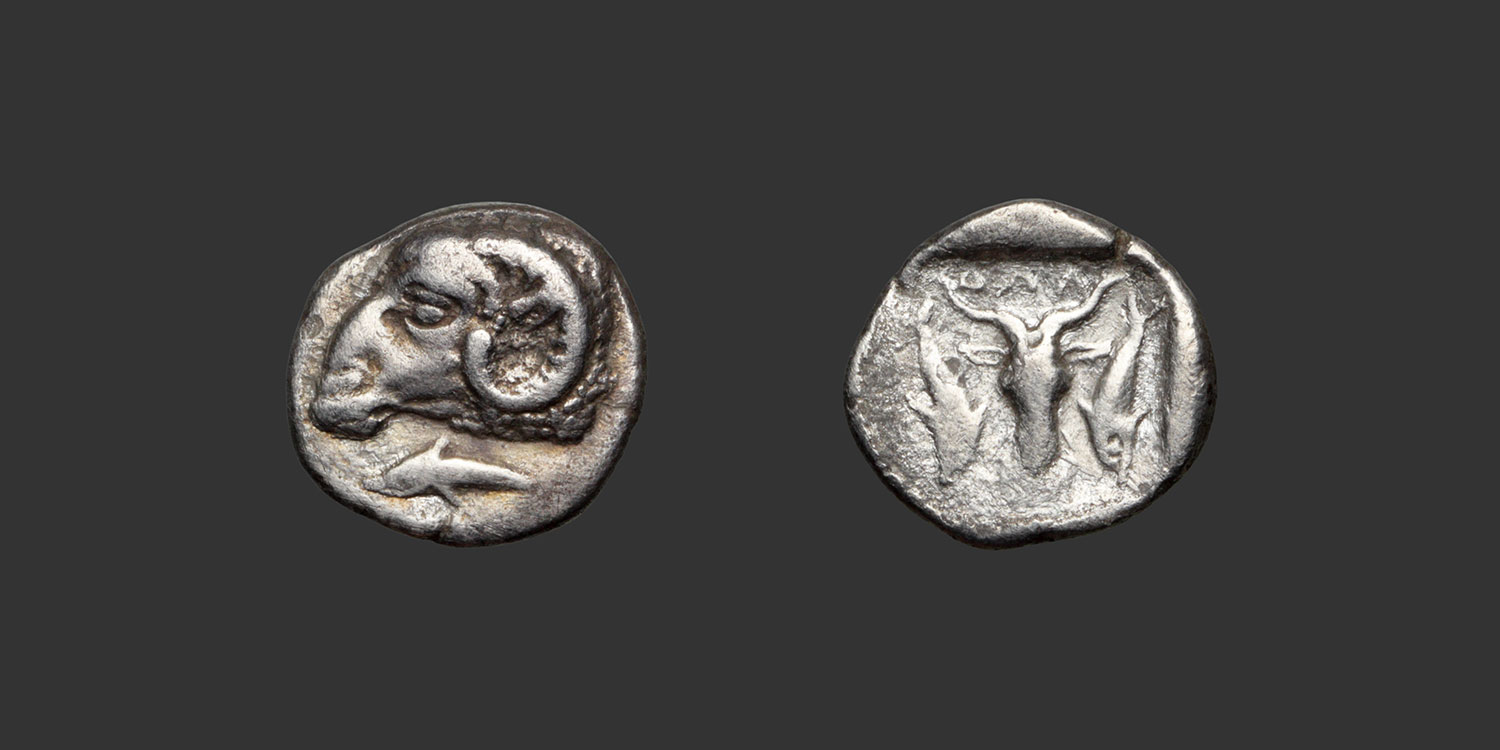 Odysseus Numismatique Monnaies Grecques PHOCIDE - DELPHES • Trihémiobole