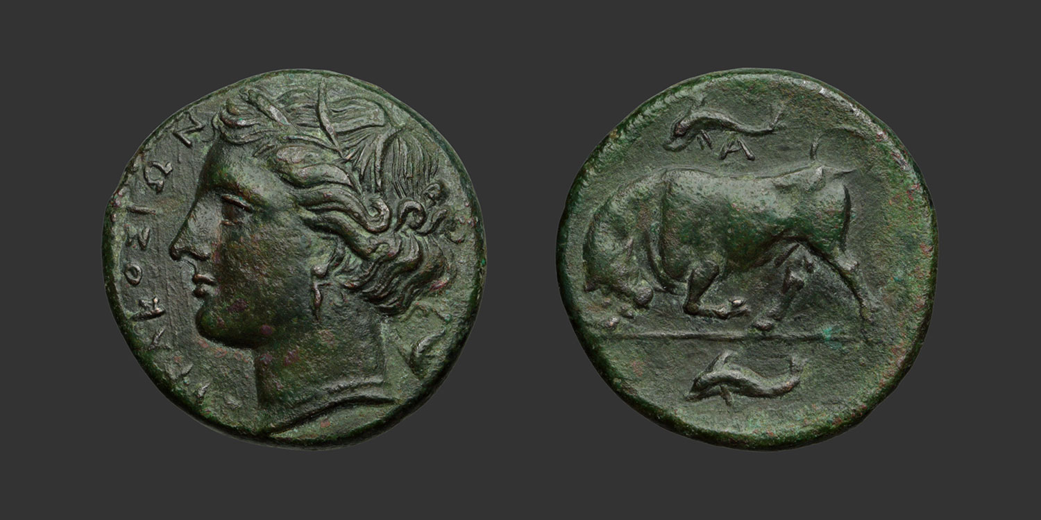 Odysseus Numismatique Monnaies Grecques SICILE - SYRACUSE - AGATHOKLÈS • Bronze