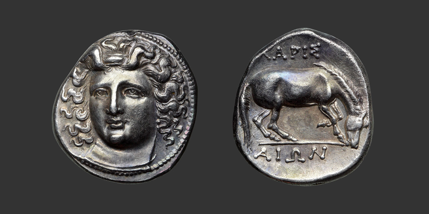 Odysseus Numismatique Monnaies Grecques THESSALIE - LARISSA • Drachme