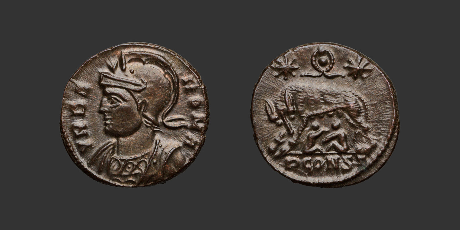 Odysseus Numismatique Monnaies Romaines Impériales CONSTANTIN Ier - URBS ROMA • Nummus