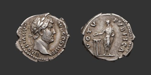 Odysseus Numismatique Monnaies Romaines Impériales HADRIEN • Denier