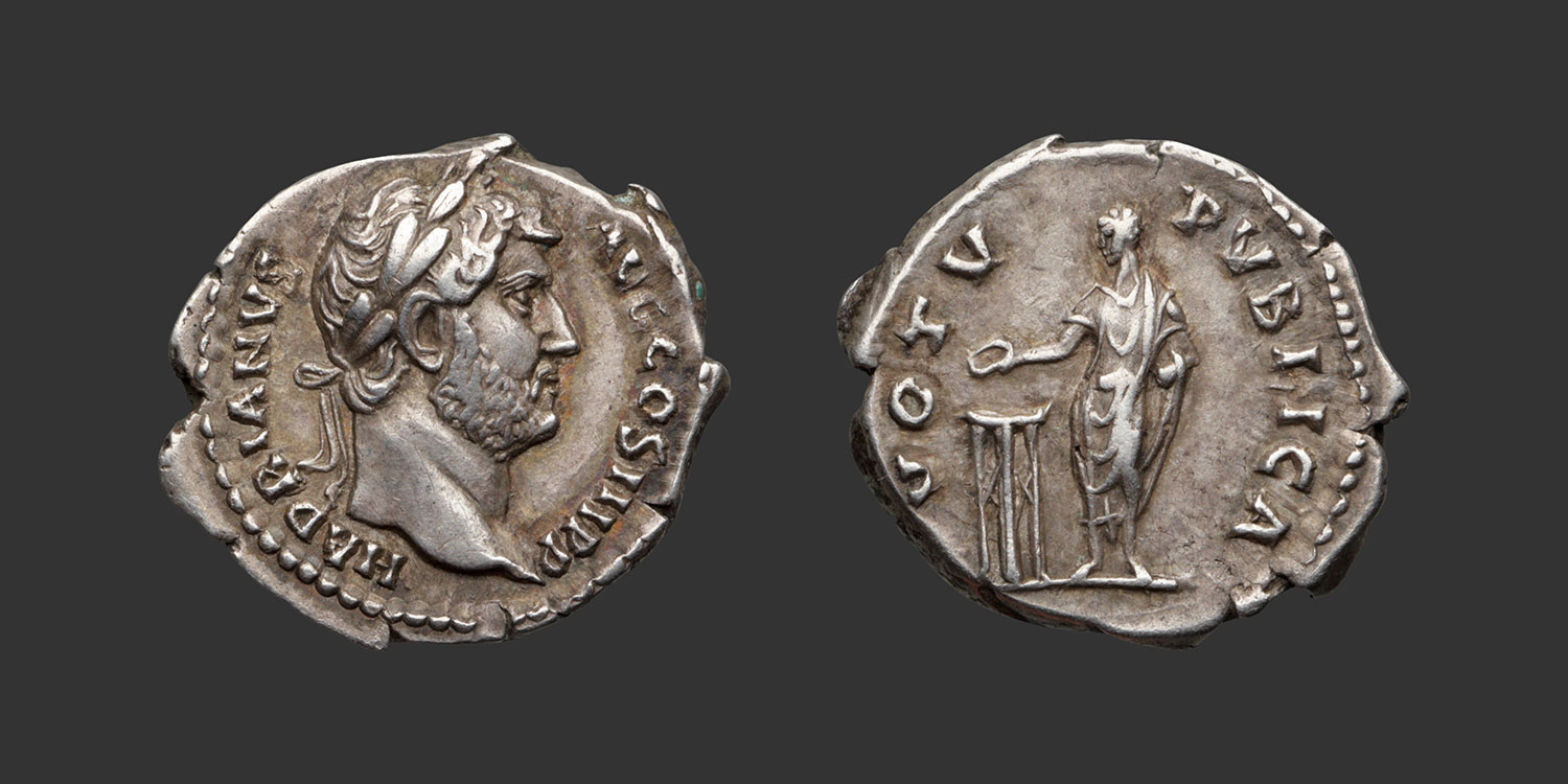 Odysseus Numismatique Monnaies Romaines Impériales HADRIEN • Denier