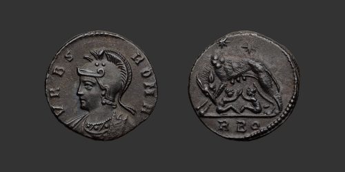 Odysseus Numismatique Monnaies Romaines Impériales CONSTANTIN Ier - URBS ROMA • Nummus
