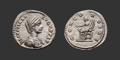 Odysseus Numismatique Monnaies Romaines Impériales PLAUTILLE • Denier