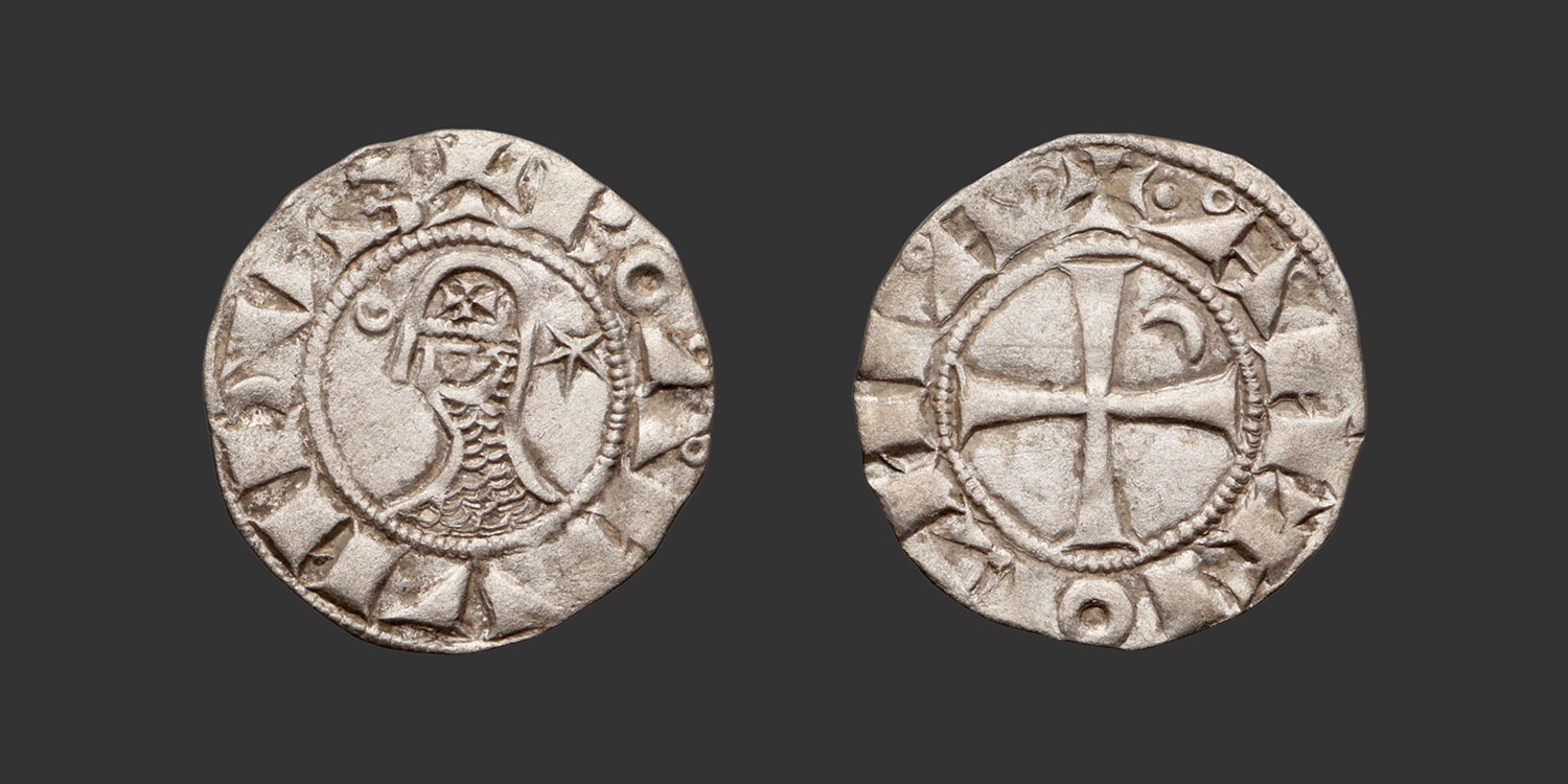 Odysseus Numismatique Monnaies Orient Latin CROISADES - ANTIOCHE - BOHÉMOND III • Denier