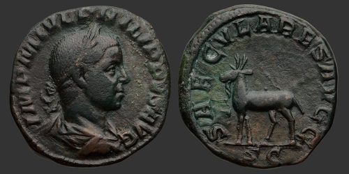 Odysseus Numismatique Monnaies Romaines Impériales PHILIPPE II • Sesterce