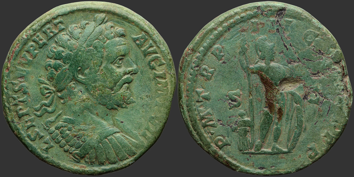 Odysseus Numismatique Monnaies Romaines Impériales SEPTIME SÉVÈRE • Sesterce