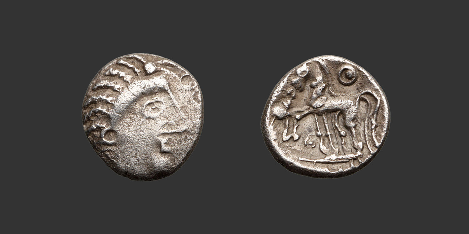 Odysseus Numismatique Monnaies Celtiques Gauloises SUESSIONS • Quinaire