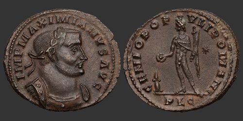 Odysseus Numismatique Monnaies Romaines Impériales MAXIMIEN HERCULE • Follis