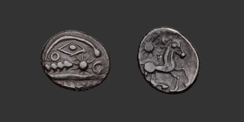 Odysseus Numismatique Monnaies Celtiques Gauloises BELLOVAQUES • Quinaire