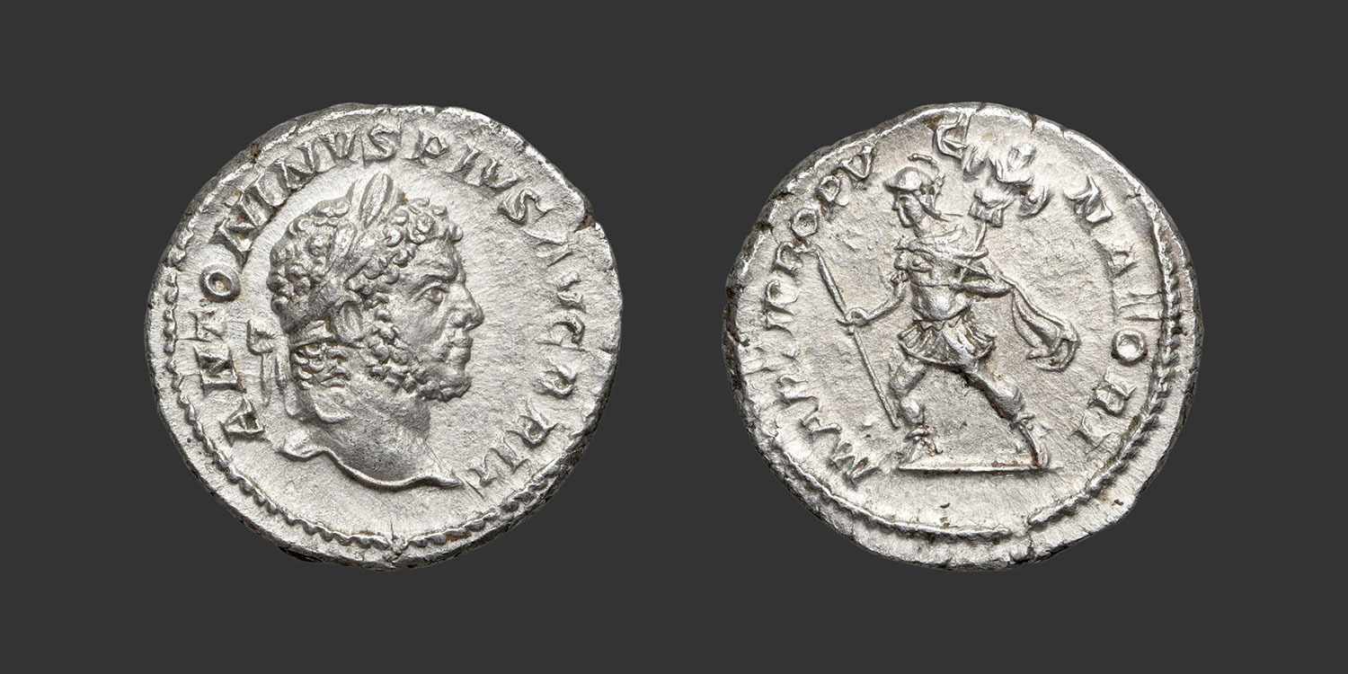 Odysseus Numismatique Monnaies Romaines Impériales CARACALLA • Denier