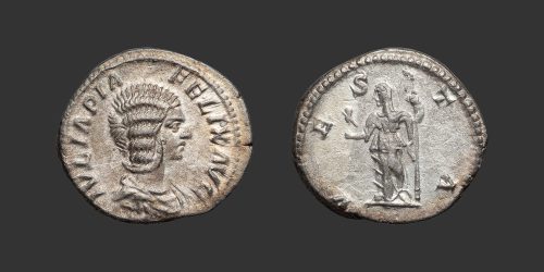 Odysseus Numismatique Monnaies Romaines Impériales JULIA DOMNA • Denier