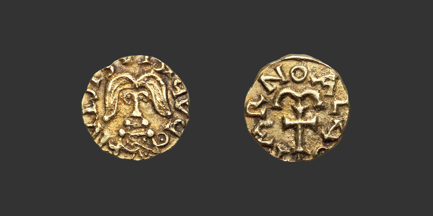Odysseus Numismatique Monnaies Mérovingiennes PARIS - ARNOALDUS • Trémissis