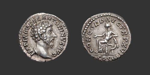 Odysseus Numismatique Monnaies Romaines Impériales MARC AURÈLE • Denier