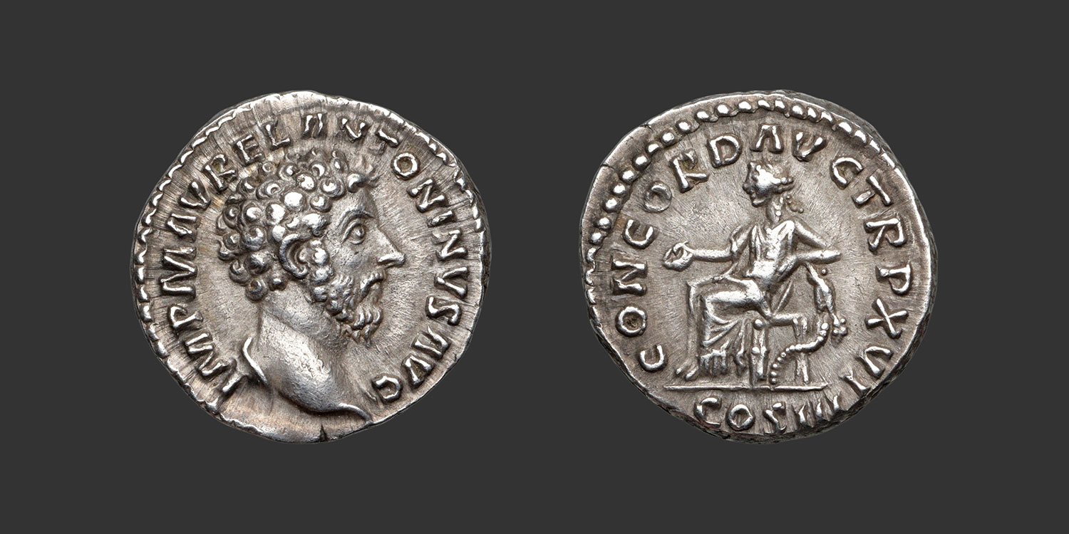 Odysseus Numismatique Monnaies Romaines Impériales MARC AURÈLE • Denier
