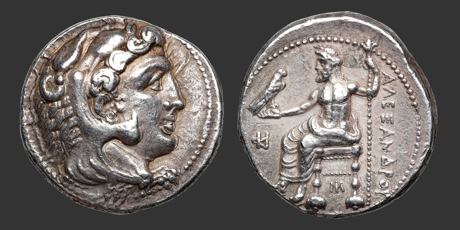 Odysseus Numismatique Monnaies Grecques ROYAUME DE MACÉDOINE - ALEXANDRE III LE GRAND • Tétradrachme