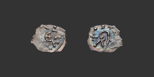 Odysseus Numismatique Monnaies Peuples Barbares Mérovingiennes ROYAUME FRANC - SIGEBERT II • Argenteus