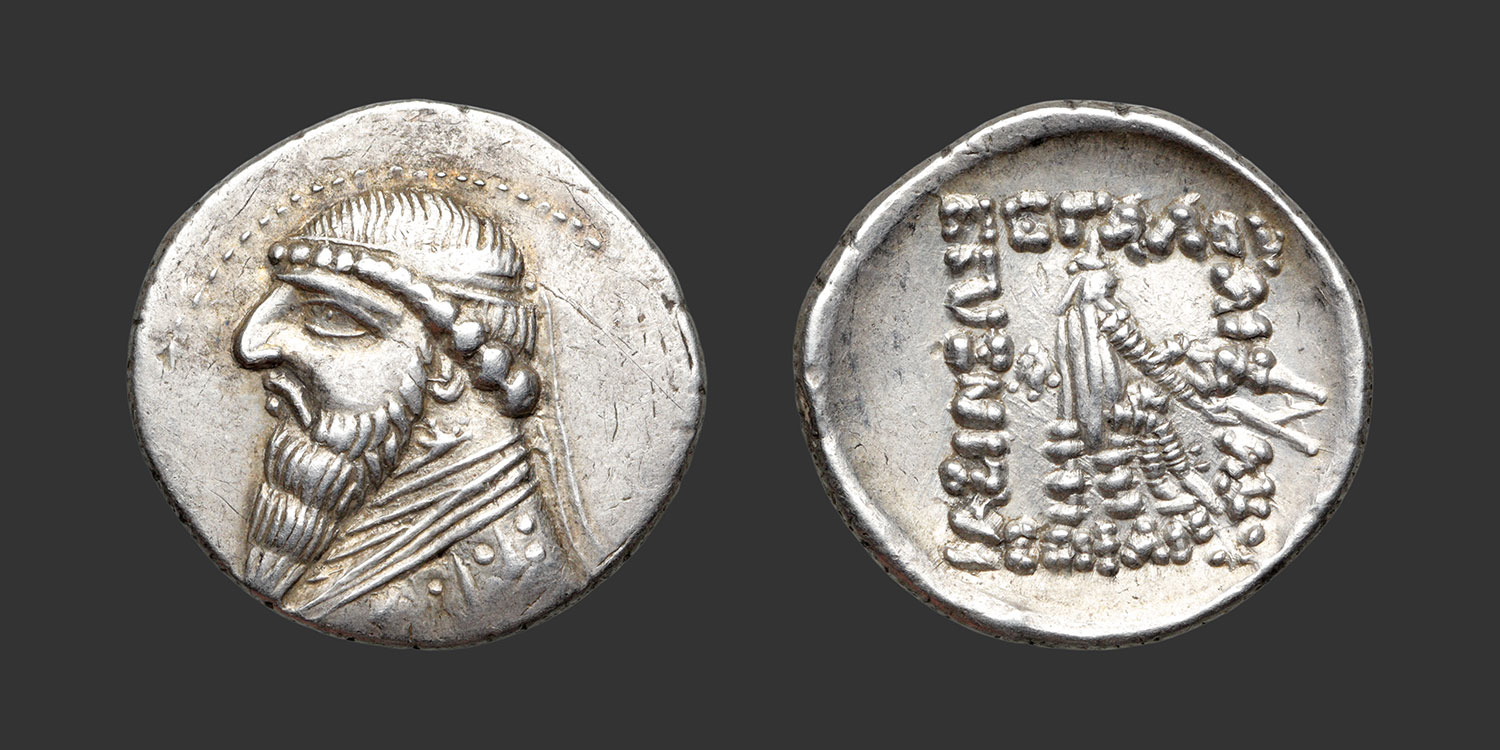 Odysseus Numismatique Monnaies Grecques ROYAUME PARTHE - MITHRADATÈS II • Drachme
