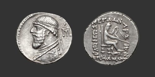 Odysseus Numismatique Monnaies Grecques ROYAUME PARTHE - MITHRADATÈS II • Drachme