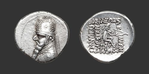 Odysseus Numismatique Monnaies Grecques ROYAUME PARTHE - MITHRADATÈS II • Drachme