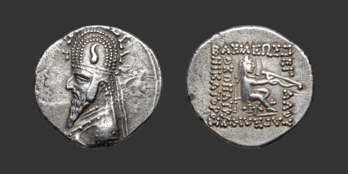 Odysseus Numismatique Monnaies Grecques ROYAUME PARTHE - SINATRUKÈS • Drachme